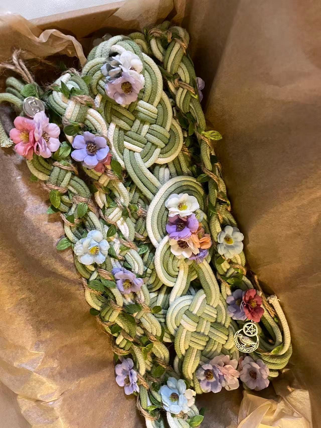 Vine Strand Add-On for Handfasting Cord | Extra Botanical Detail | Custom Wedding Cord Upgr