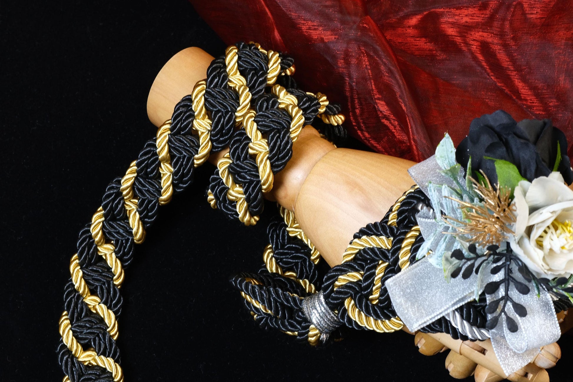 Custom Braided Handfasting Cord, Dual tone , Celtic Knot, customizable colors