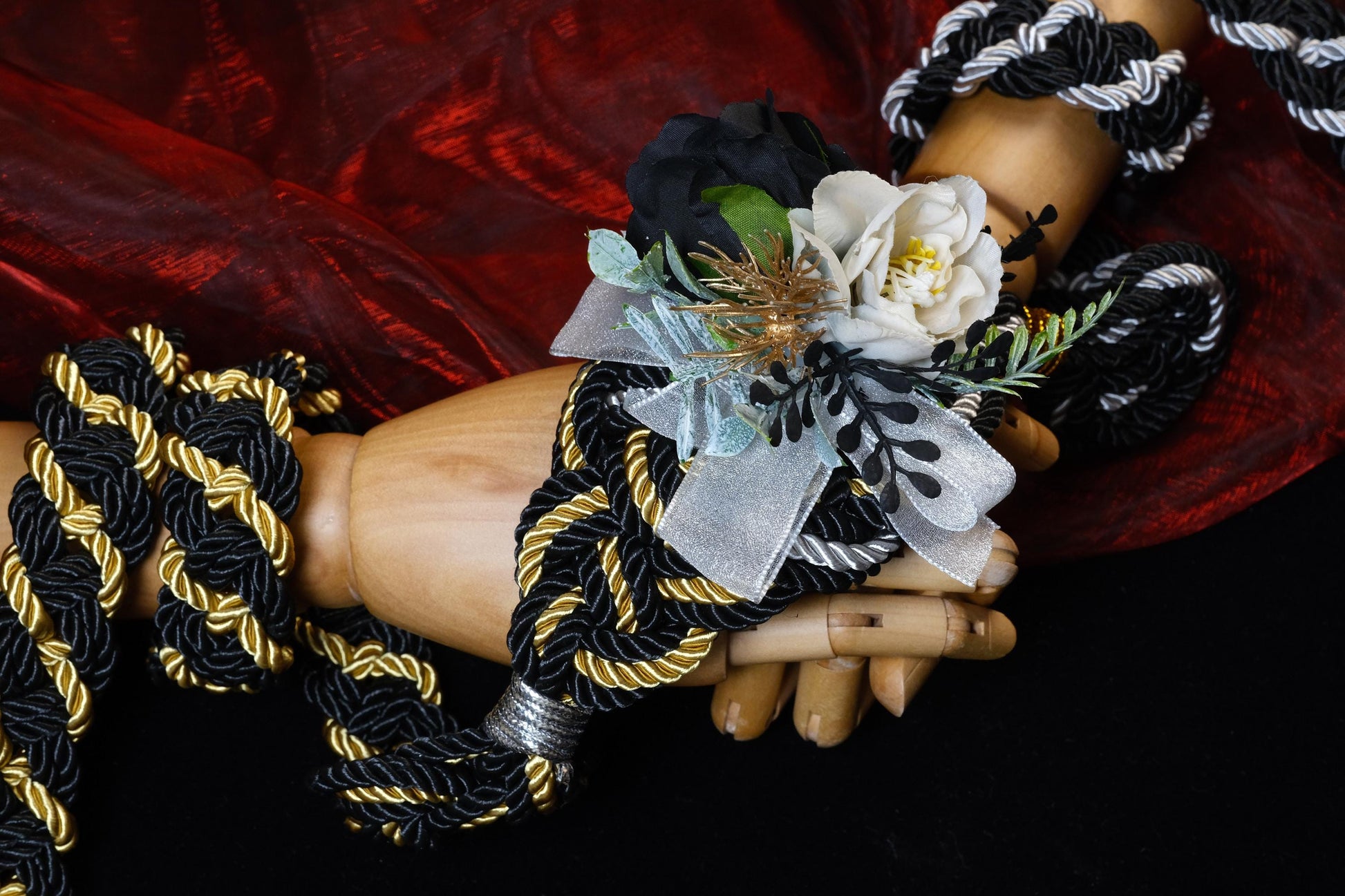 Custom Braided Handfasting Cord, Dual tone , Celtic Knot, customizable colors