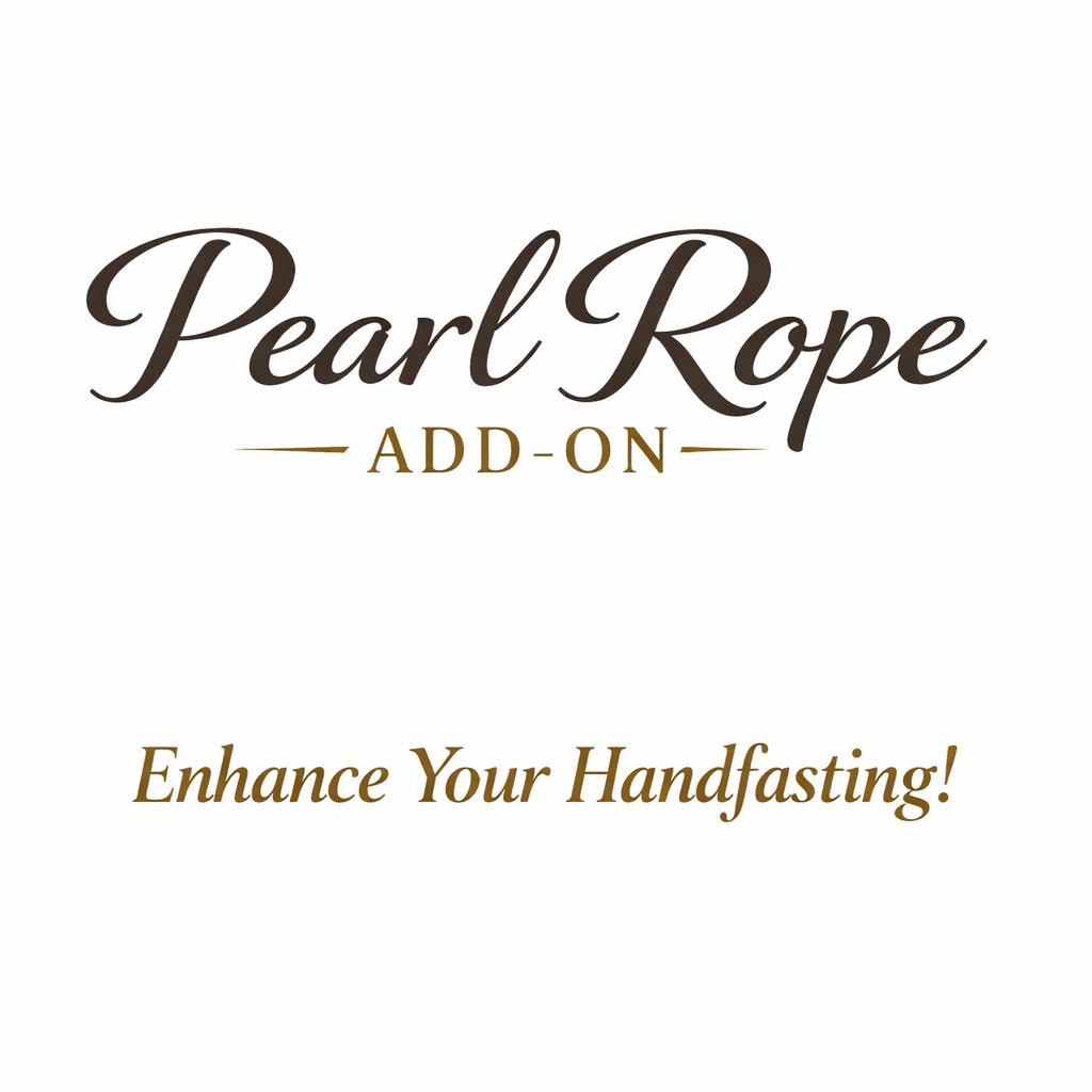 Faux Pearl Detail Add-On for Custom Handfasting Cord | Elegant Wedding Upgrade