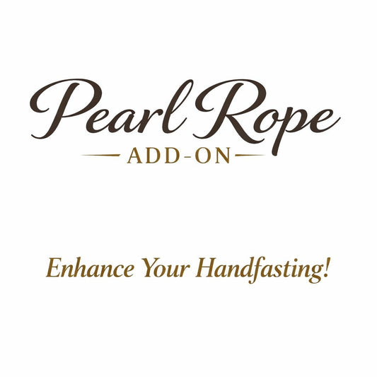 Faux Pearl Detail Add-On for Custom Handfasting Cord | Elegant Wedding Upgrade