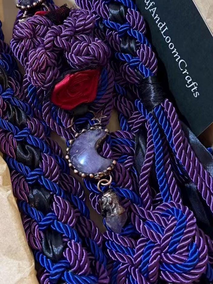 Raw Crystal Charm Add-On | Crystal Pendant for Handfasting Cord