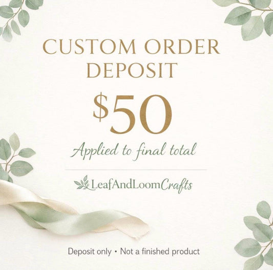 Custom Deposit – Reservation for Custom Handfasting Cord）