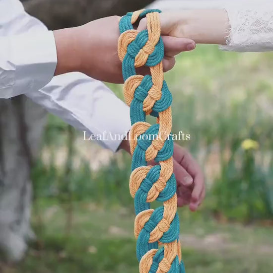 Pre-made Handmade Handfasting Cord: Celtic Knot Wedding Ceremony Cord